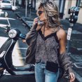 thumbnail image 2 of Mujeres Tank Top Chaleco sin mangas Blusa Crop Tops Camisa Casual Cami METRO Hugo  Tops de chaleco de mujer, 2 of 4
