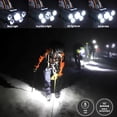 thumbnail image 2 of 2 Pack LED Headlamp, Super Bright Rechargeable Headlight, Waterproof for Camping, Hiking, Emergency & Outdoor Work, 2 of 10