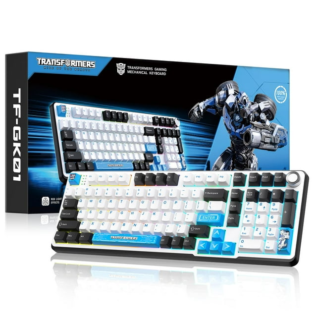 Teclado mecánico Transformers GK01 Wireless RGB BT5.0