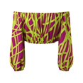 thumbnail image 4 of JHLZHS Robes pour Femmes 2024 Mode Printemps et Été Tempérament Élégant Jupe Imprimée Ensemble Robe Florale pour Femmes Robe Violette pour Femmes, 4 of 8