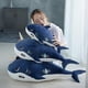 thumbnail image 4 of Lovely Dark Blue Shark Plush Toy Stuffed Animal Pillow Gifts for Kids Thanksgiving Gift(Dark Blue Shark, 23.6'), 4 of 4