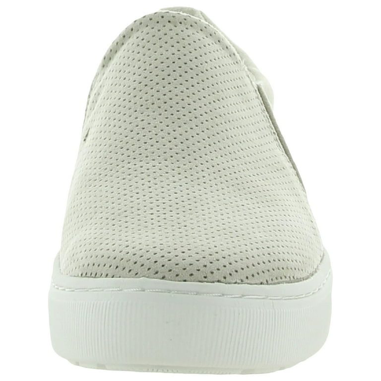 Dr. Scholl s Womens Do It Right Faux Suede Lifestyle Slip On Sneakers