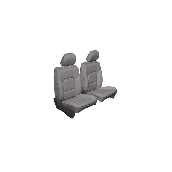 F485 2011-2016 Ford F250-F550 Front Bucket Seats Exact Fit Seat Covers in Gray Endura