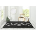 thumbnail image 6 of Momeni Monaco Geometric Polyester Black Area Rug 7'6" X 9'6", 6 of 6