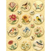 Nature Clearly Stickers 4.5"X6" Sheet-Icon