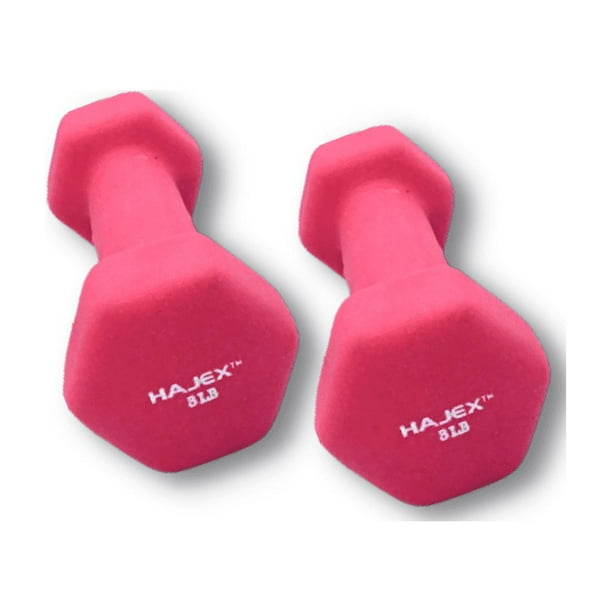 Color Neoprene Coated Exercise Fitness Dumbbells 12LB Pair Dark Blue
