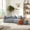 Light Gray, variant on 116" Curved Polyester Sectional Sofa, Modern Pearl Upholstery 3 Seat Cloud Couch with Chaise Lounge & 4 Pillows for Living Room, Green