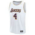 thumbnail image 2 of Men's Fanatics Dalton Knecht White Los Angeles Lakers Fast Break Replica Player Jersey - Association Edition, 2 of 3