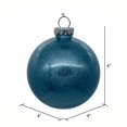 thumbnail image 2 of Pemberly Row Boule Transparente Pailletée Bleu Bébé Traditionnelle de 4 Po, 6/sac, 2 of 2