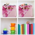 thumbnail image 7 of Cat Paw Pink and Diamond Storage Bins Baskets With Handles Storage Box Clothes Organizer Organization Toys, 7 of 7