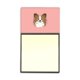 thumbnail image 1 of "Caroline's Treasures Checkerboard Pink Papillon Soporte para notas adhesivas recargables o Dispensador de notas postit, 3.25 por 5.5", Multicolor " Caroline's Treasures BB1248SN, 1 of 1