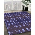 thumbnail image 2 of Ahgly Company Indoor Rectangle Patterned Purple Sage Bush Purple Area Rugs, 8' x 12', 2 of 6