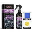 thumbnail image 2 of PEACNNG Car Tire Shine Protectant with Polymer Formula  Waterproof Anti-Aging Rubber Conditioner  Wheel Guard with Gloss Enhancers  Includes Application Sponge & Cleaning Cloth  100ml, 2 of 9