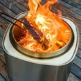 thumbnail image 6 of Flame Engine 19 Inch Square Smokeless Fire Pit w/ Carry Bag, Stainless Steel, 6 of 12