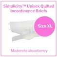 thumbnail image 2 of Wings Extra Quilted Adult Incontinence Brief XL Moderate Absorbency Quilted, 65035R, 77, 10 Ct, 2 of 6