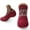 Red, variant on Fuzzy Warm Slipper Socks for Men Women Winter Thermal Floor Socks,Cozy Fleece Soft Lined Non-slip Knitted Adult Carpet Sox