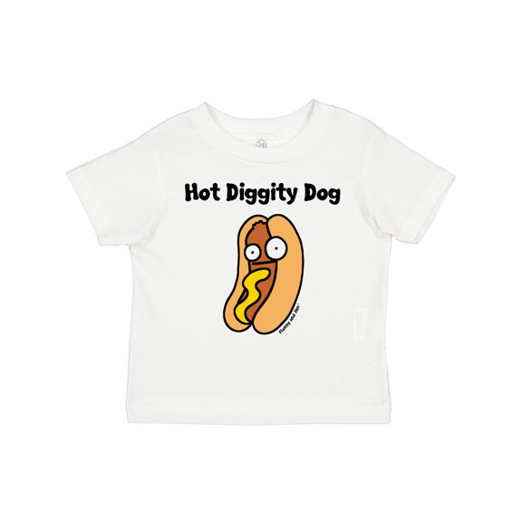 Inktastic Hotdog Hot Diggity Dawg Boys or Girls Toddler T-Shirt