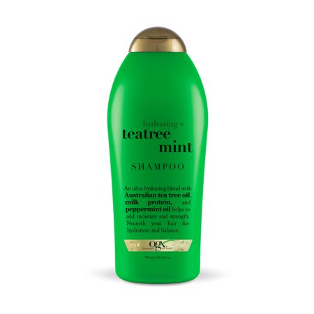 OGX Hydrating + Teatree Mint Shampoo Salon 25.4oz (Best Salon Brand Shampoo)