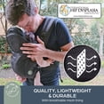 thumbnail image 3 of Dreambaby® Manhattan Adjustable 3 in 1 Position Baby Carrier - IHDI Approved Hip Healthy - Newborns Toddlers up to 33lbs - Fits for Most Adult Sizes - Black - Model L296, 3 of 7