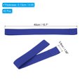 thumbnail image 2 of Uxcell Towel Bands, 6 Pack Stretchable Windproof Beach Towel Straps for Beach Cruise Pool Chairs, Blue, 2 of 6