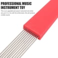 thumbnail image 3 of MOKKHNB 1Pack Red Children Musical Accessories Guiro Scraper for Professionals Concerts, 3 of 8