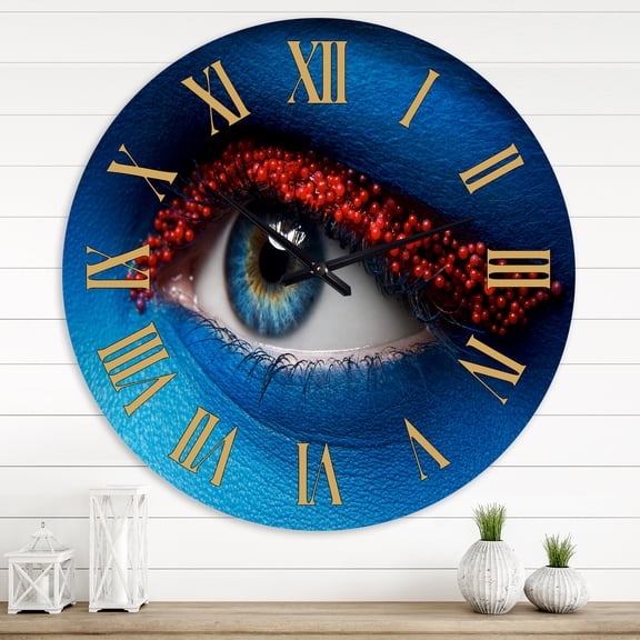 Designart 1 in Modern,Contemporary Wall Clock