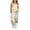 Beige, variant on Coerni Girls Spaghetti Strap Harems Rompers Boho Floral Jumpsuits Summer Lightweight Beach Vacation Outfit for Kids 4-12 Years