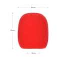 thumbnail image 1 of Handheld 5pcs Handheld Microphone Windscreens Mic Foam Covers Compatible with Standard Ball-type Microphones for KTV Karaoke DJ, 1 of 3