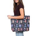 thumbnail image 5 of Womens Disney Villains Tote Bag All-over Rope Travel Beach Carry-on Cruella, 5 of 6