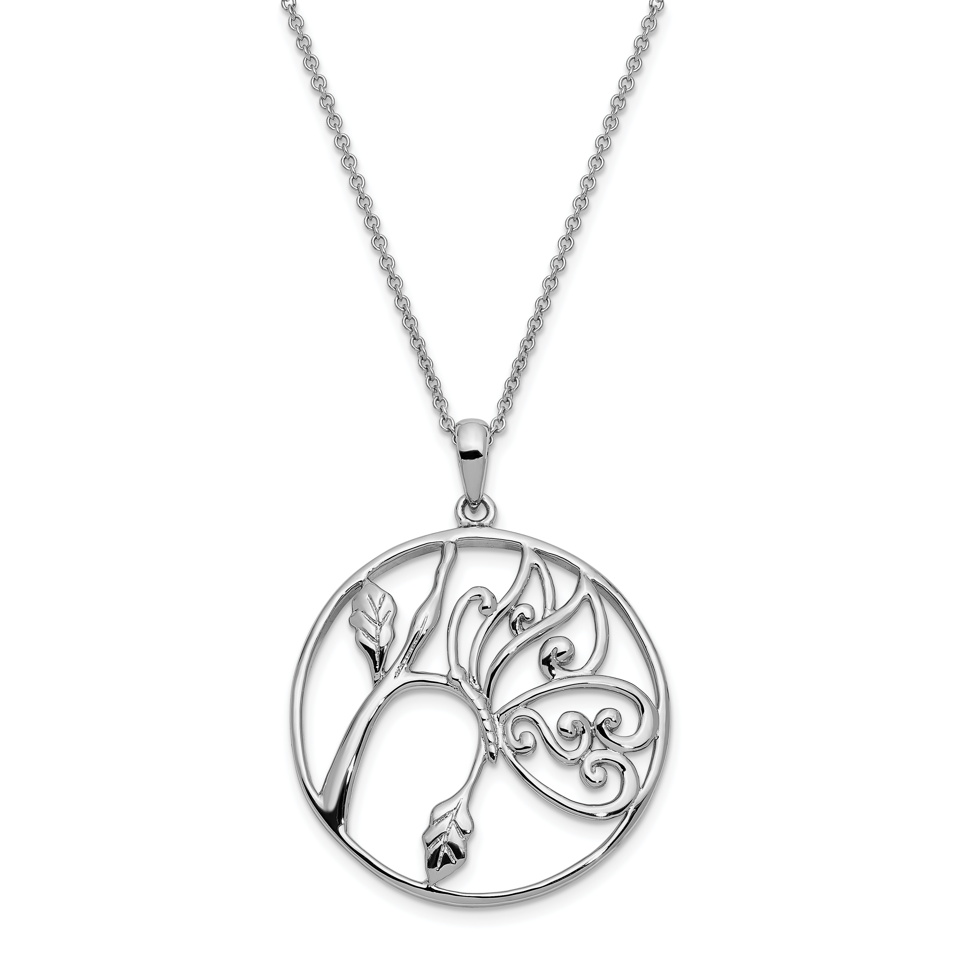 Sterling Silver St Anthony & St Francis Double-Sided Medal Necklace - Oxidized Finish, Oval Chain Included