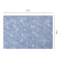 thumbnail image 6 of REGALWOVEN Rectangle Placemats Set of 6 Vinyl Placemats for Table Decor Washable Heat Resistant Table Placemats Wipeable Table Mat Light Blue 17.7x11.8inch, 6 of 6