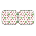 thumbnail image 4 of Picia Hand Drawn Watermelon 2 Piece Car Windshield Sun Shade Foldable | Foldable Sun Shield for Front Window Blocks UV Rays and Keeps Your Vehicle Cool-Medium, 4 of 7