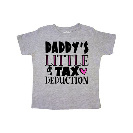 

Inktastic Daddy s Little Tax Deduction Pink Hearts Gift Toddler Boy or Toddler Girl T-Shirt
