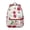 Red, variant on Hawaiian Hibiscus Students Backpack Tropical Floral and Jungle Leaves School Bag Summer Beach Travel Backpack for Students