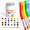 24 colors, variant on Silky Crayons, 12/24/36/48 Colors Twist-Up Washable Gel Art Sticks, Water-Soluble Drawing Set with Bonus Paintbrush for Artists Hobbyists,Halloween & Christmas Gift