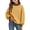 Orange #126, variant on Kids' Sweatshirt Contrast Trim Mock Neck Long Sleeve Casual Pullover Basic Comfortable Solid Color Fall Top