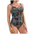 thumbnail image 1 of NIEWTR Swimsuit For Womens One Piece Tummy Control Bikini Wide Strap Adjustable Bathing Suits(Green,M), 1 of 7