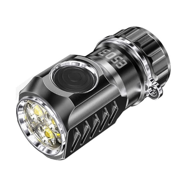 Advancent Linterna de aleación de aluminio de 3000LM, resistente al agua, 6 modos, potente herramienta de iluminación de luz regulable, pesca de escalada Iluminación y accesorios Negro Advancent HA074396-01