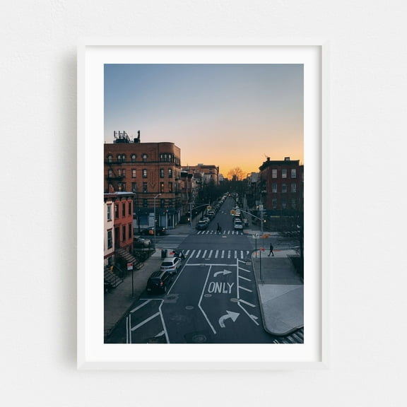 Hooper Street - Manhattan New York Photography White Framed Wall Art Print 12 x 18 inches