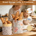 thumbnail image 3 of Beeswax Bread Bag, TAIMASI 2 Pack Beeswax Bread Storage Bags for Homemade Bread, Reusable Bread Sourdough Bags, 17 x 12.6'' Cotton Linen Bread Storage Bag, 3 of 8
