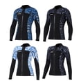 thumbnail image 2 of Greeniant BUCEO SAIL 3MM Traje de neopreno Tops Trajes de neopreno de primera Protección Trajes de buceo Canoa Buceo para aeróbic acuático Deportes acuáticos hombre gris METRO Greeniant OD003290-12, 2 of 6