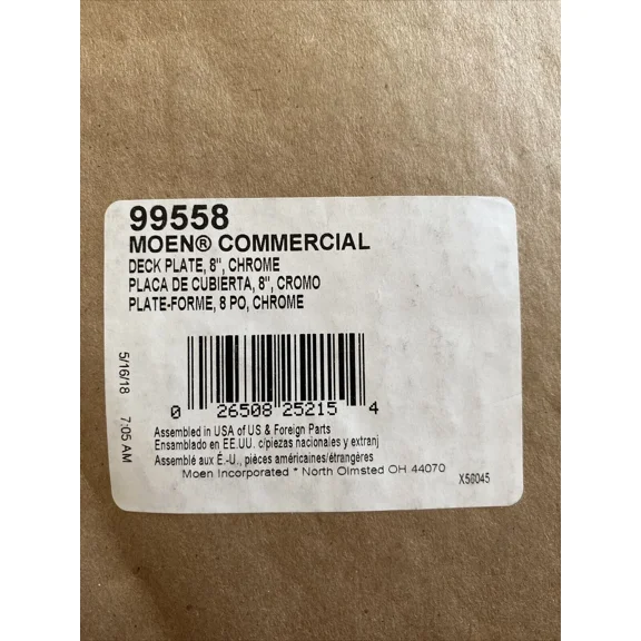 Moen Commercial Deck Plate 99557