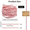 thumbnail image 2 of Kit de reparación de tejido de ratán de 30 m x 5 mm, rollo de ratán marrón rosado, cordón plano, tejido de cesta, suministros de reparación para sillas de patio y sofás., 2 of 9