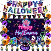 35pcs Panda Birthday Party Decorations, Panda Party Supplies Including Banner, Cake Toppers, Panda Balloons