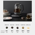 thumbnail image 4 of Joydeem Hot Tea Maker, Glass Electric Kettle with Auto Lift Tea Infuser and Temperature Control, 1.7L, JD-ZC6088G, 4 of 6