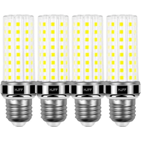 4pcs YANTON Light Bulb 200w Equivalent 2500 Lumen 6000K Cool Daylight White 20W E26/E27 Base Non-dimmable Ceiling Fan YANTON Light Bulb for Home GaraYANTON Warehouse Indoor Outdoor YANTON Corn Bulb