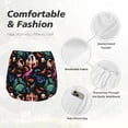 thumbnail image 6 of Lsque Animals Under Water Printed Women's Running Shorts with Liner Pockets,Elastic Quick Dry Workout Athletic Gym Yoga Shorts,Womens High Waist Shorts-XX-Large, 6 of 9