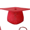 thumbnail image 5 of Odeerbi 1-10 Años Niños Niñas Vestido de Graduación Conjunto Color Sólido Vestido de Manga Larga Con Estoro, Gorra Y Bornilla Traje de 3 Piezas, 5 of 5