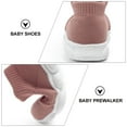 thumbnail image 3 of 1 par de prewalkers para bebés, suaves y antideslizantes, para prewalkers, adorables zapatos tejidos para bebés, 3 of 6