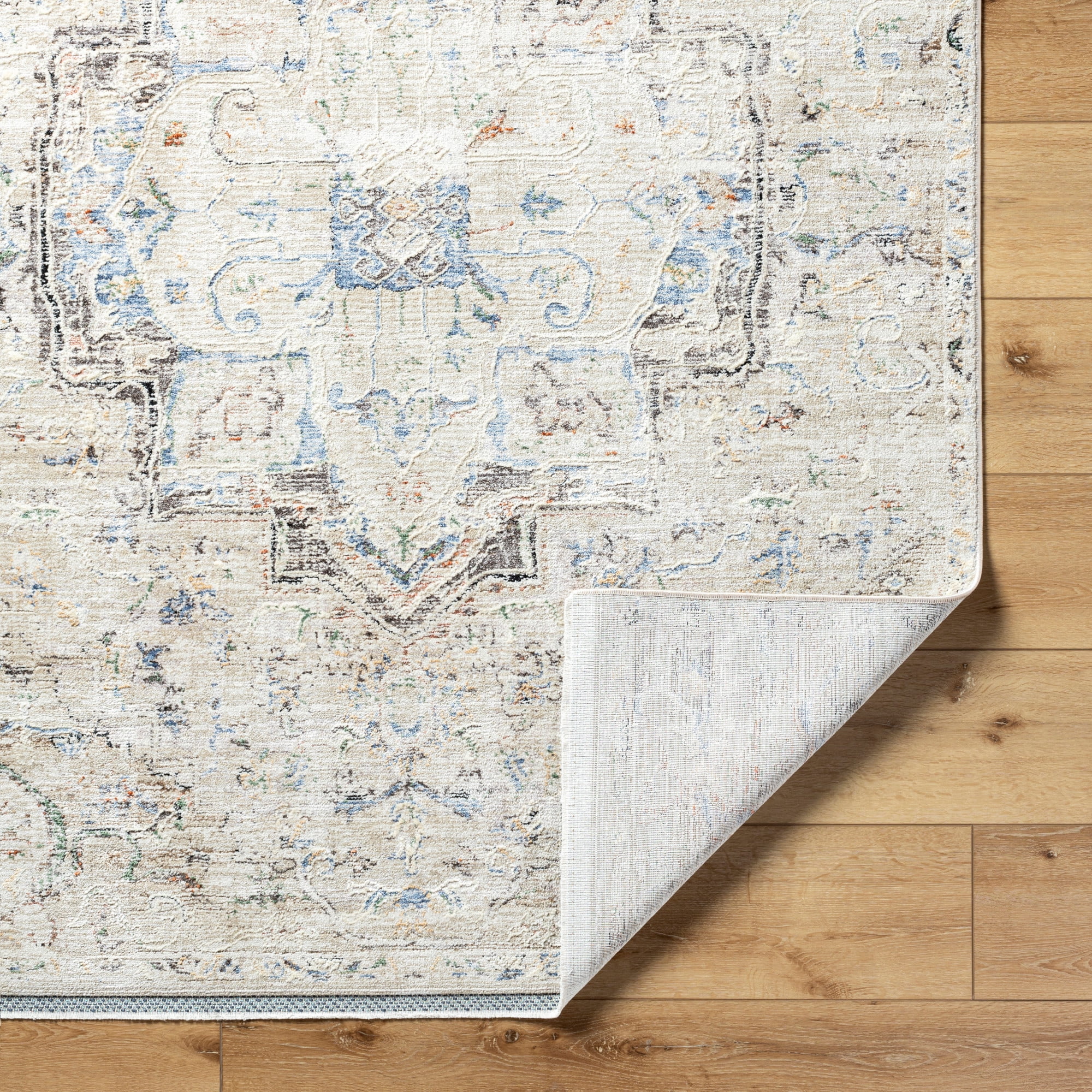 Artistic Wavers Rivaldo Area Rug, 9'4" x 13'1", Cream Blue